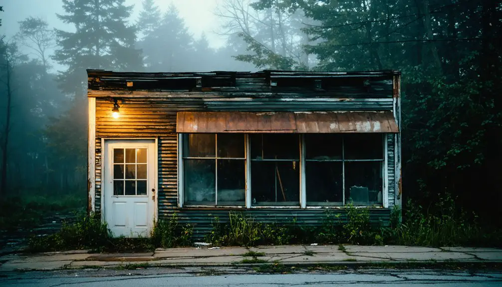abandoned mining town remains