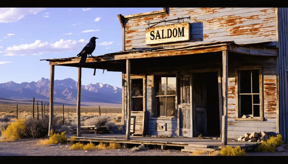 abandoned mining town remains