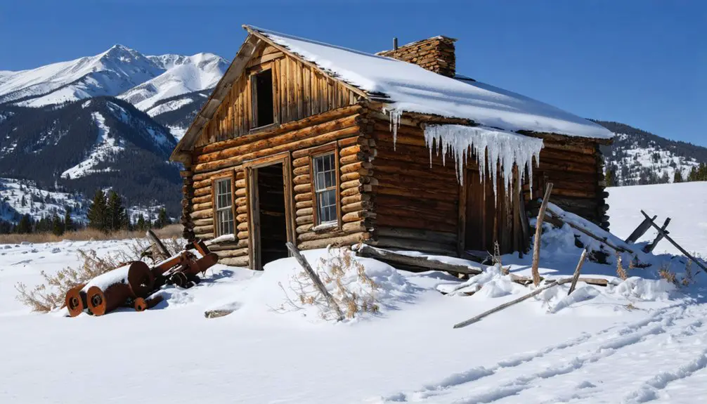 abandoned mining town remains