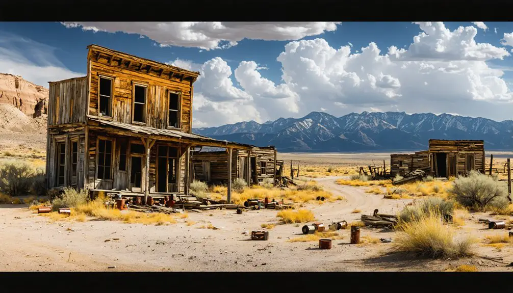 abandoned mining town remains