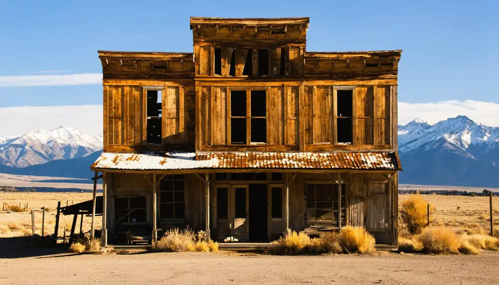 abandoned mining town remnants