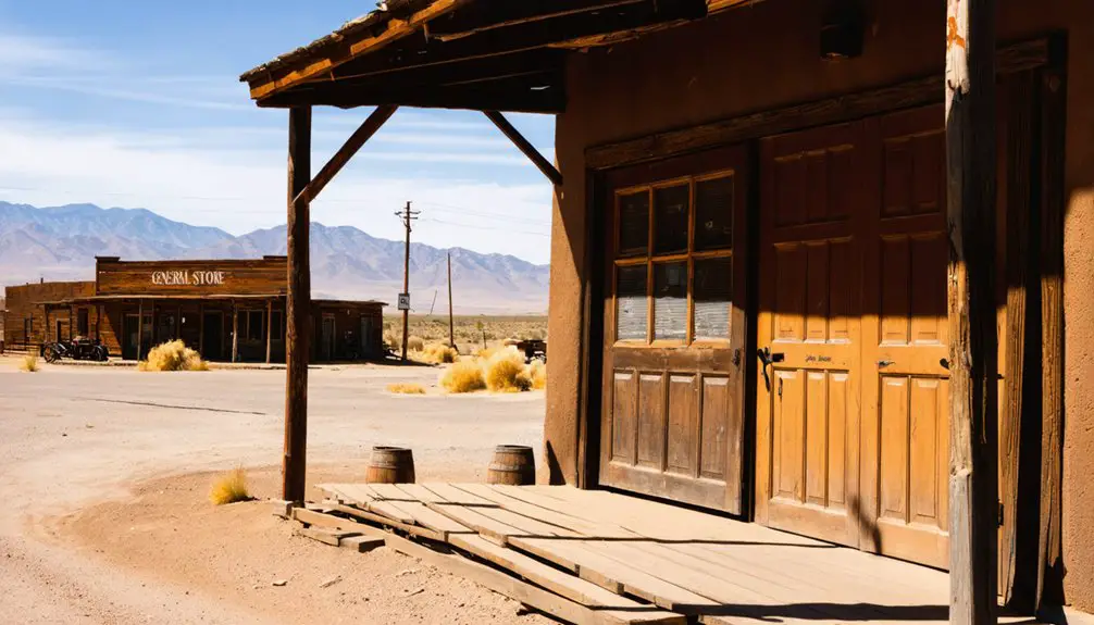 abandoned mining town remnants
