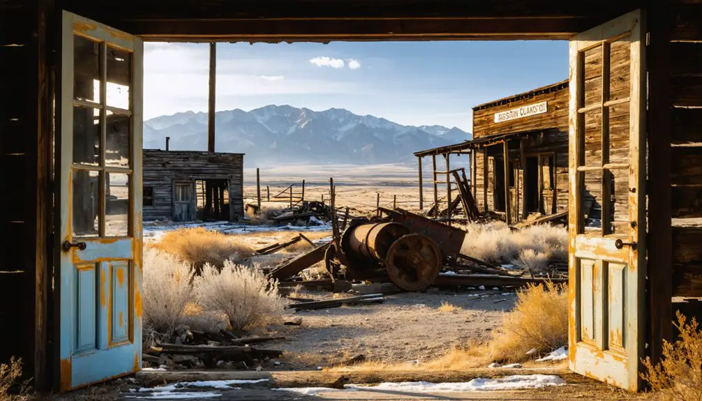 abandoned mining town ruins