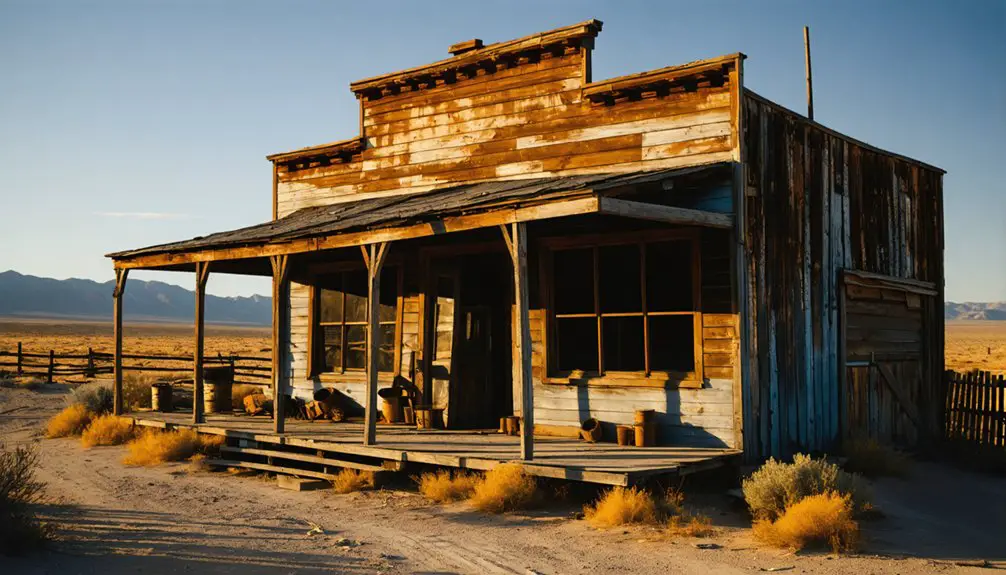 abandoned mining town ruins