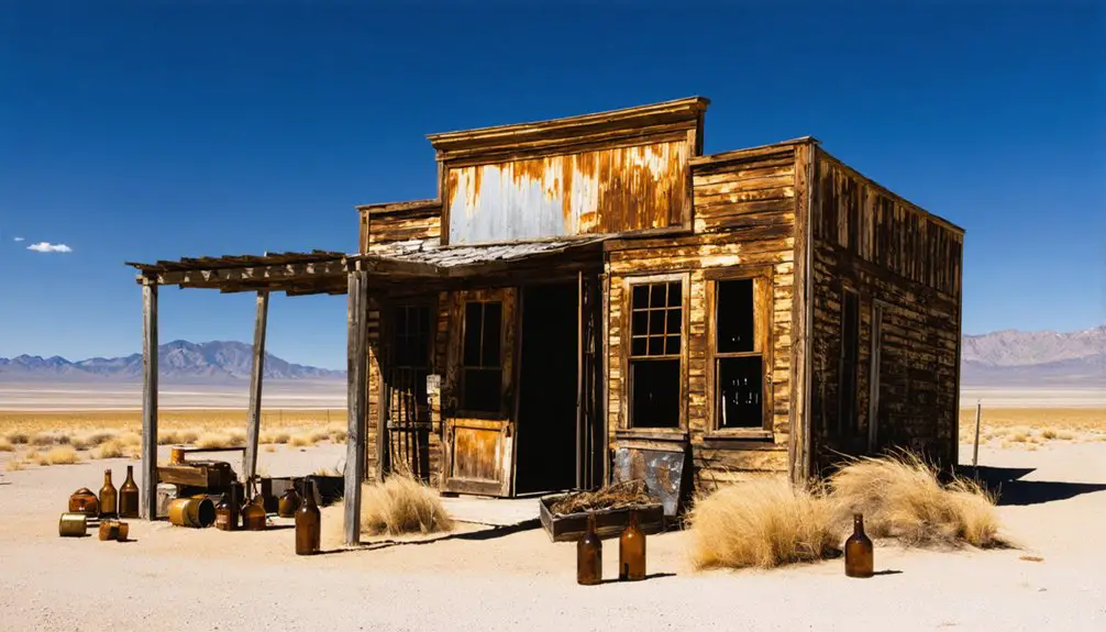abandoned mining town ruins