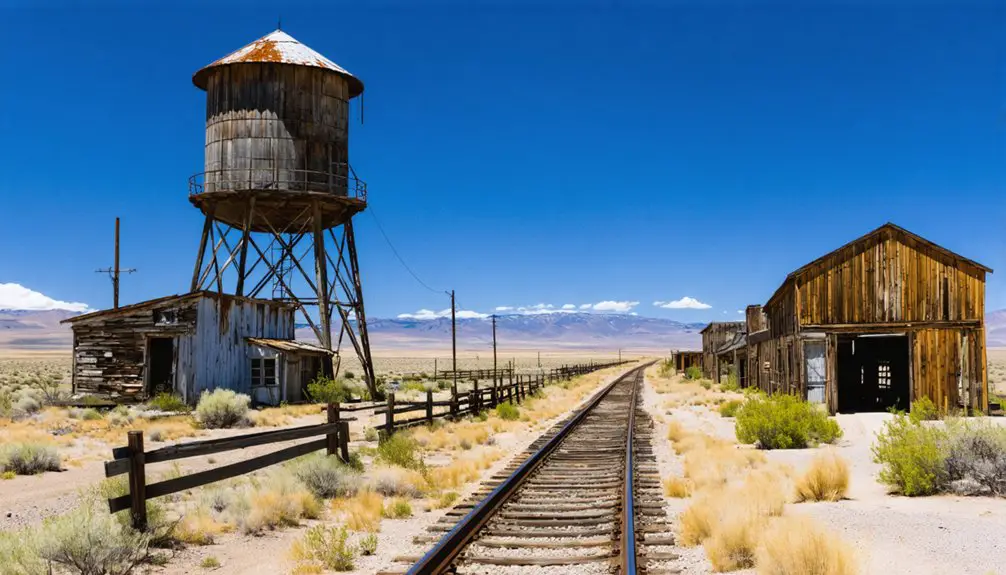 abandoned mining village remains