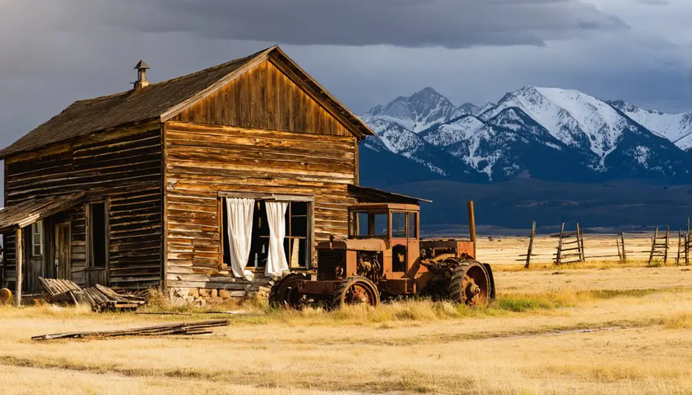 abandoned montana mining community