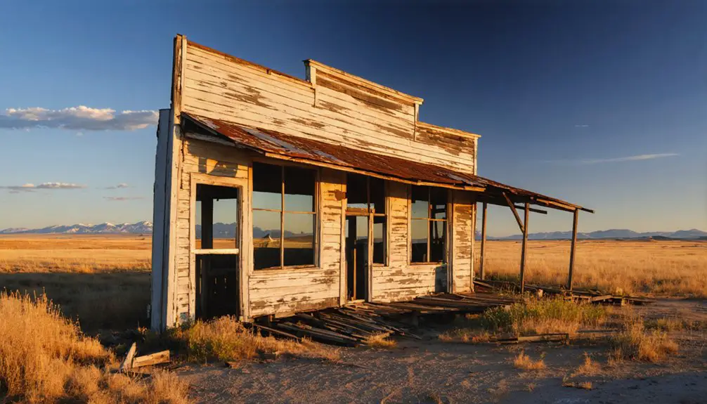 abandoned montana mining town