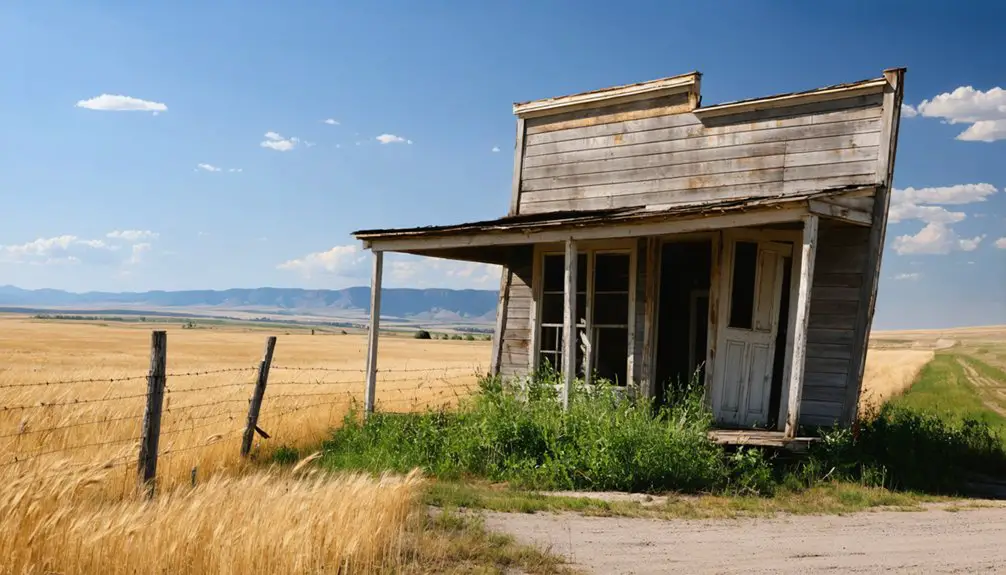 abandoned montana mining town