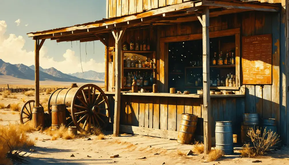 abandoned nevada ghost town