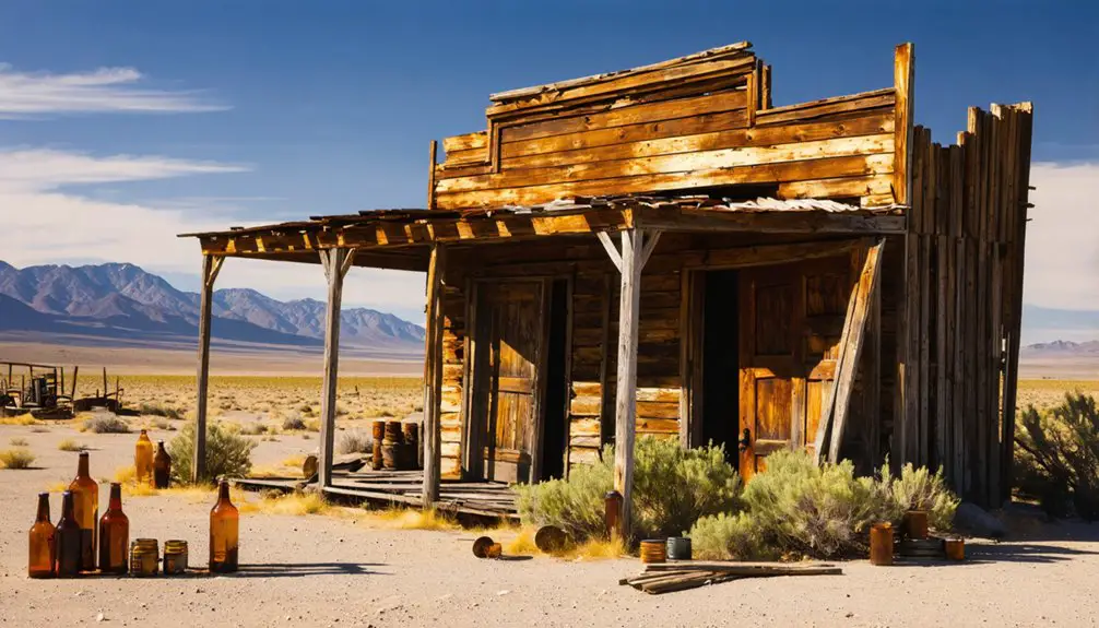 abandoned nevada ghost town