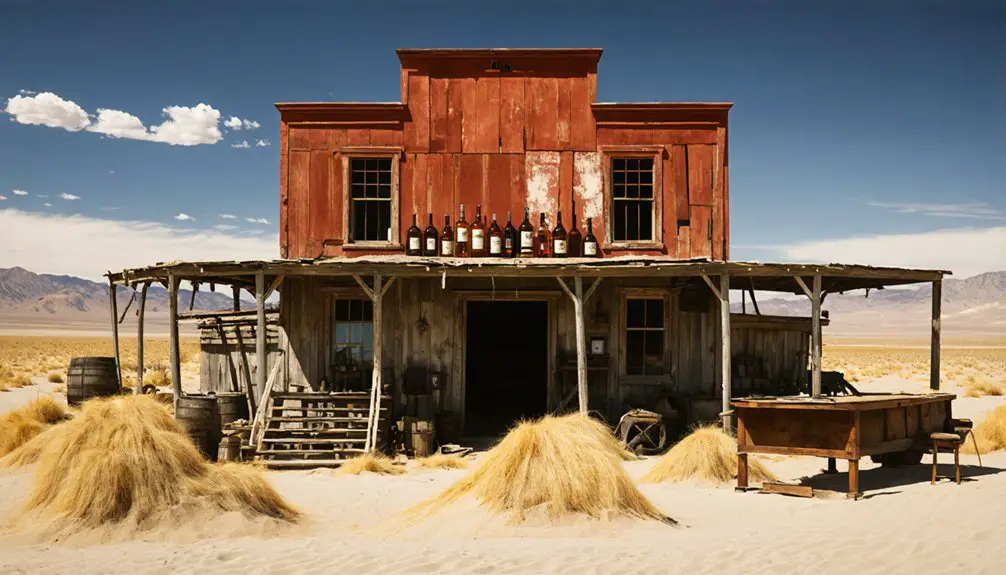 abandoned nevada mining town
