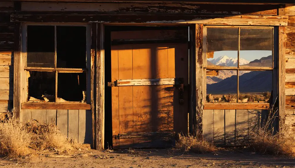 abandoned nevada mining town