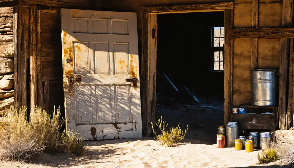 abandoned nevada mining town