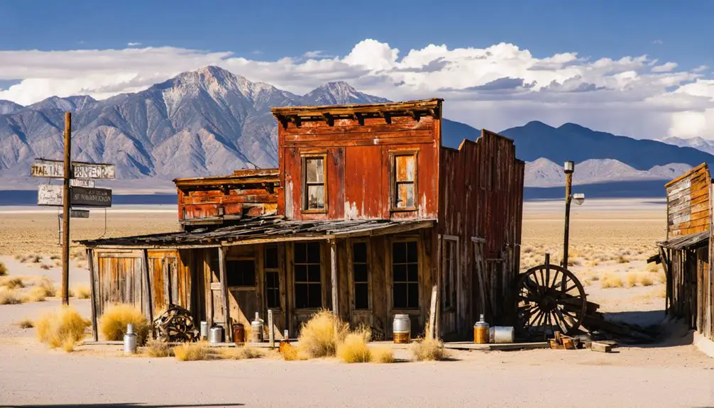 abandoned nevada mining town