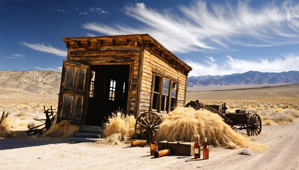 abandoned nevada mining town