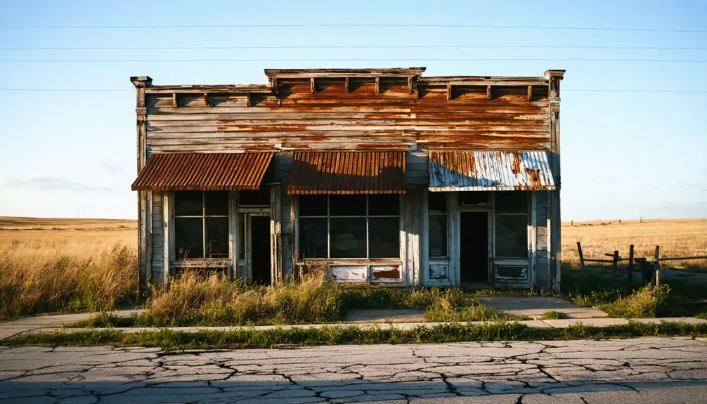 abandoned north dakota village