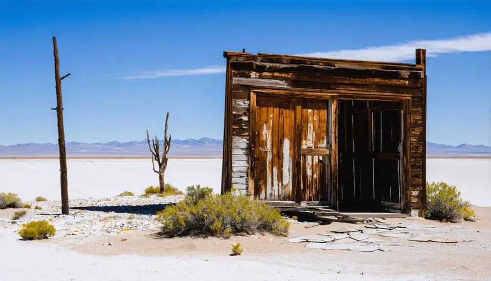 abandoned railroad town remnants