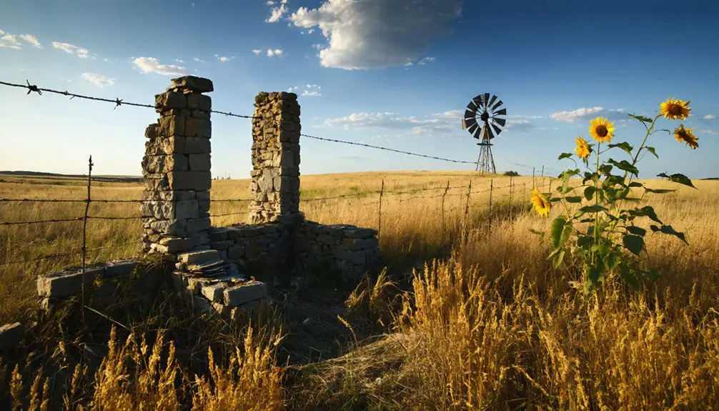 abandoned rural ghost town