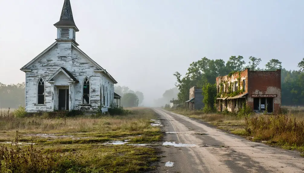 abandoned southern town history