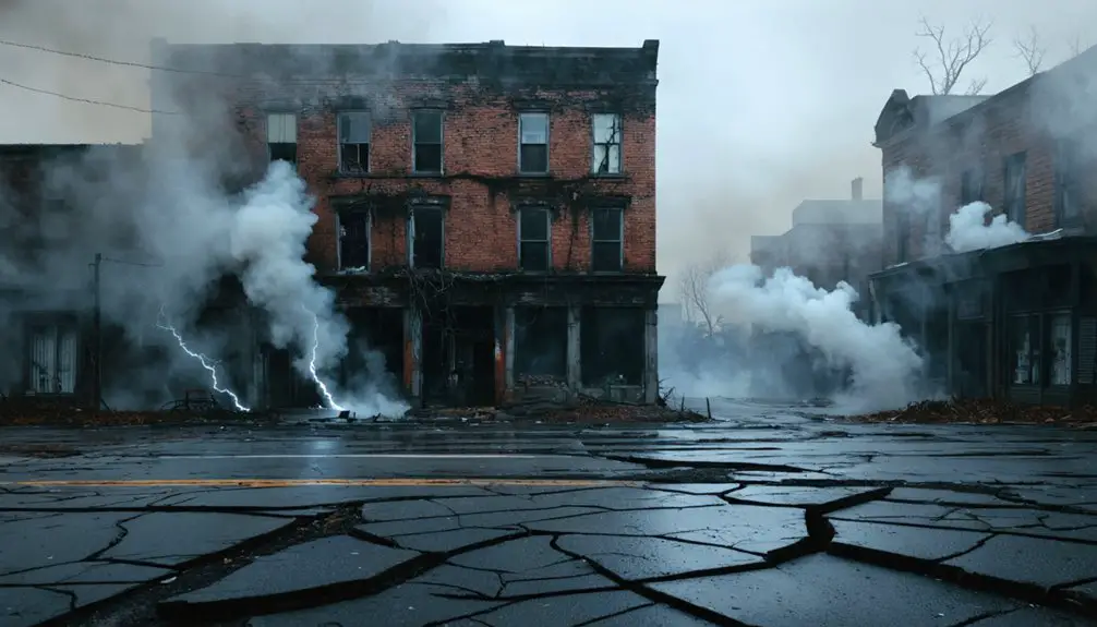 abandoned town coal fire