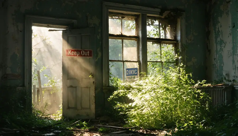 abandoned town environmental disaster