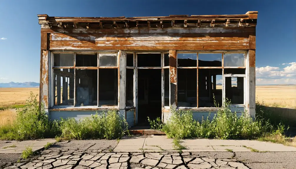 abandoned town historical remnants
