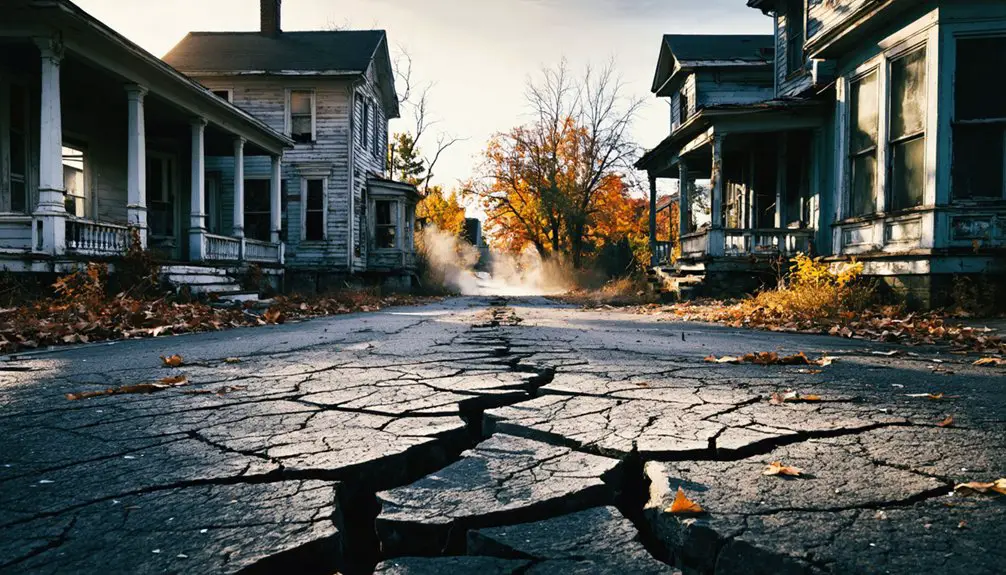abandoned town nature reclaiming