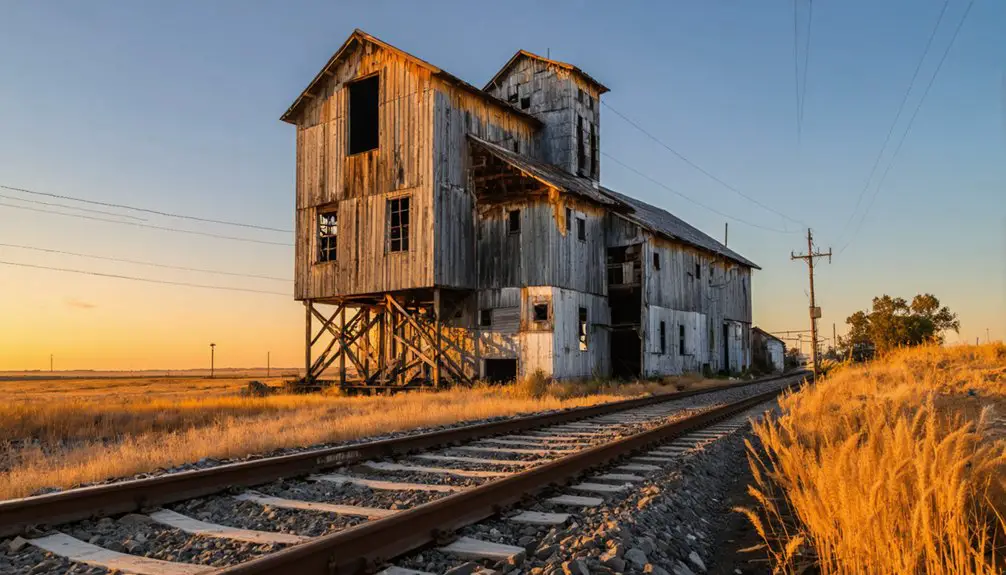 abandoned town with history