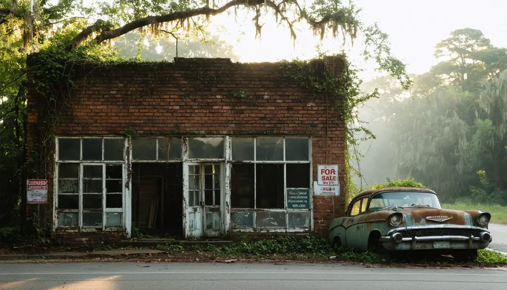 abandoned town with history