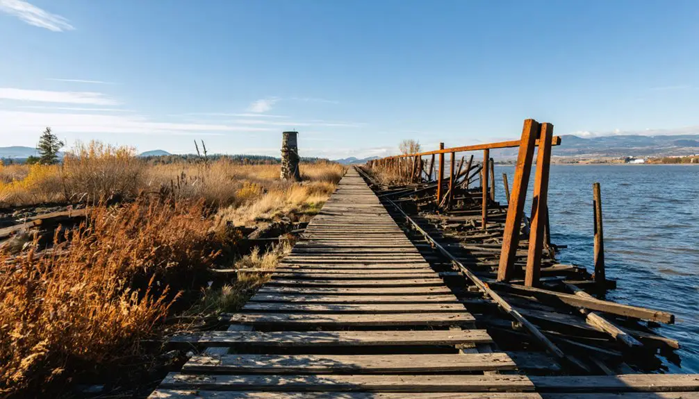 abandoned town with history
