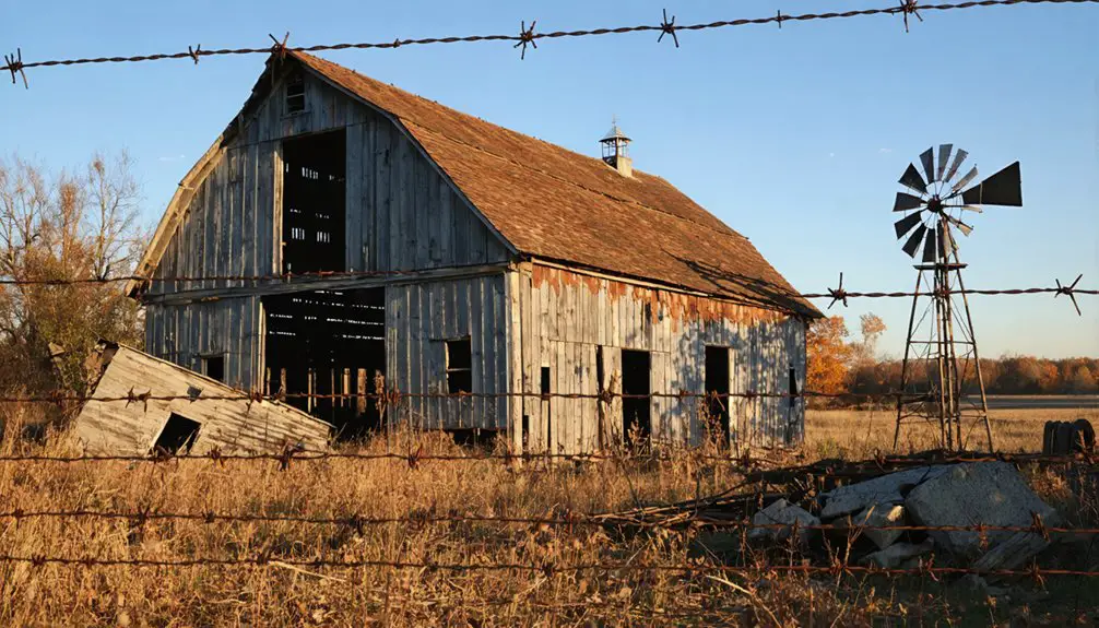 abandoned town with history
