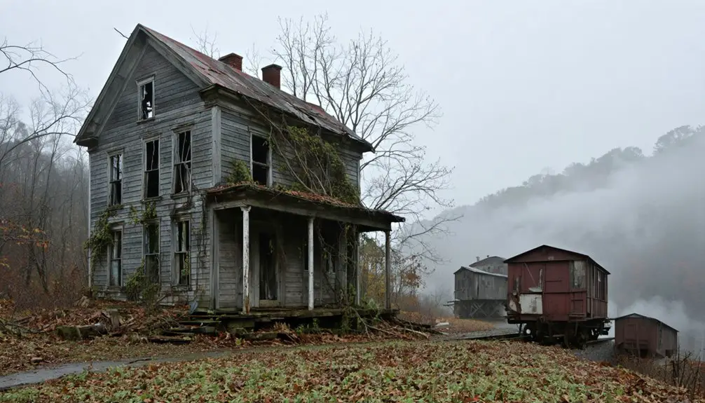abandoned town with history