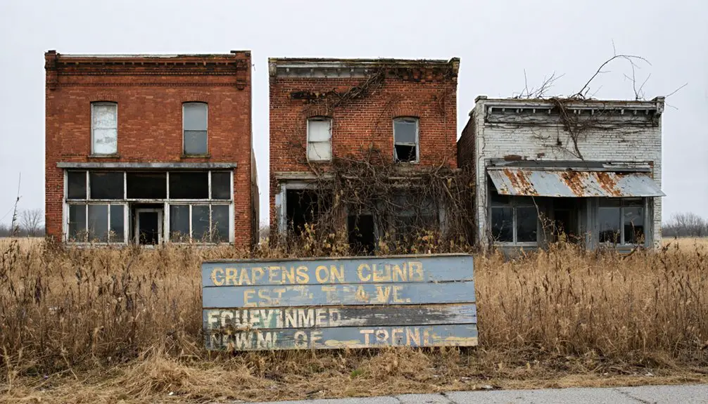 abandoned town with history