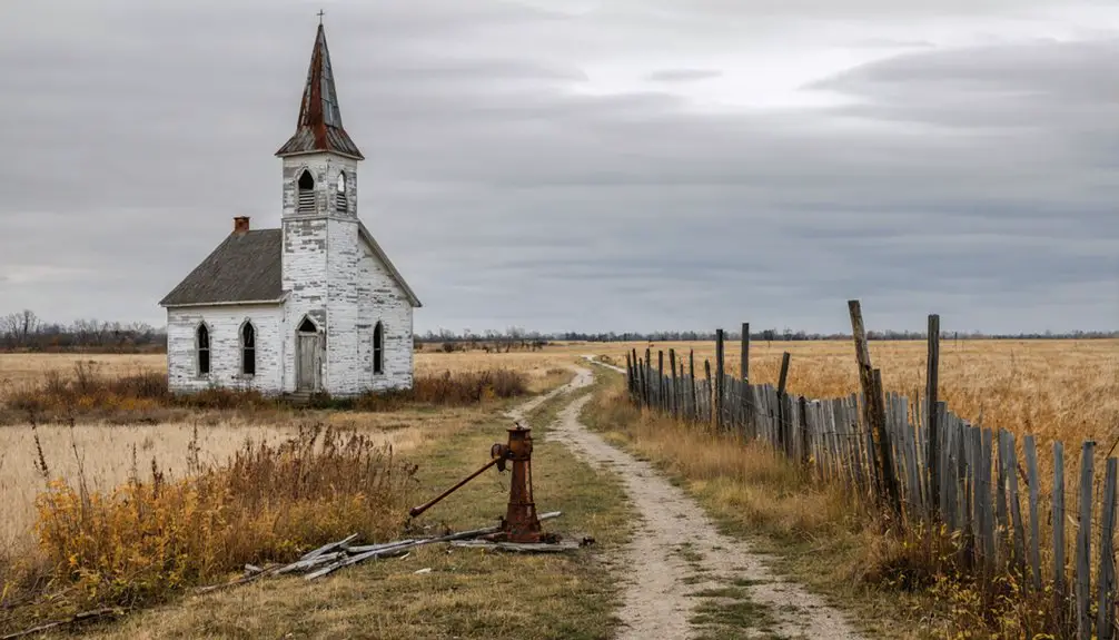 abandoned town with history