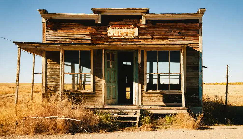 abandoned trading post town