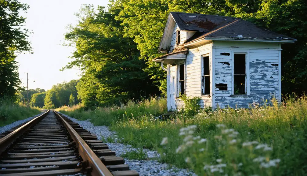 abandoned vermont train station