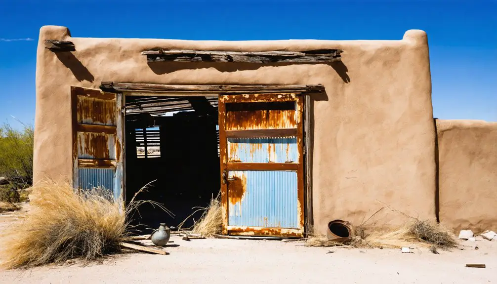 abandoned western mining town