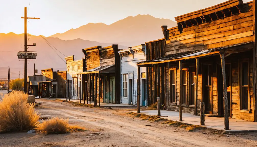 abandoned western mining village