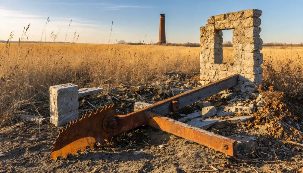 archaeological remnants of settlement
