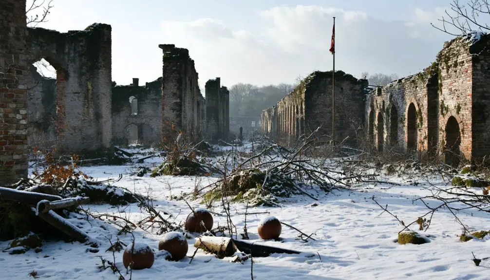 british occupation and fortifications