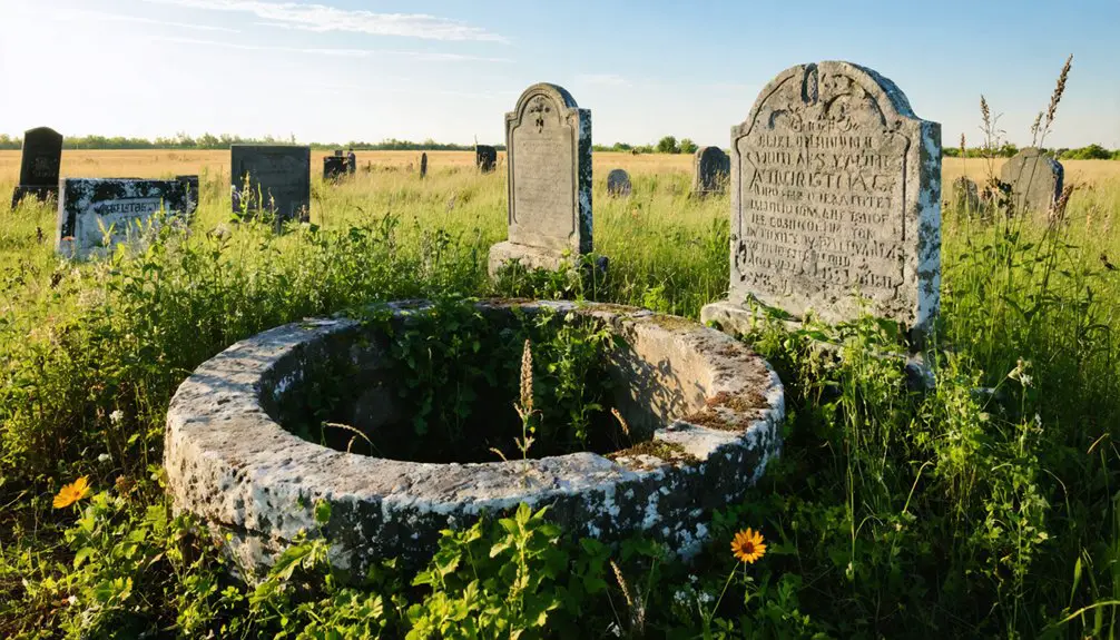 cemetery marks ghost town