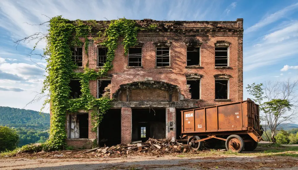 coal town architectural remnants