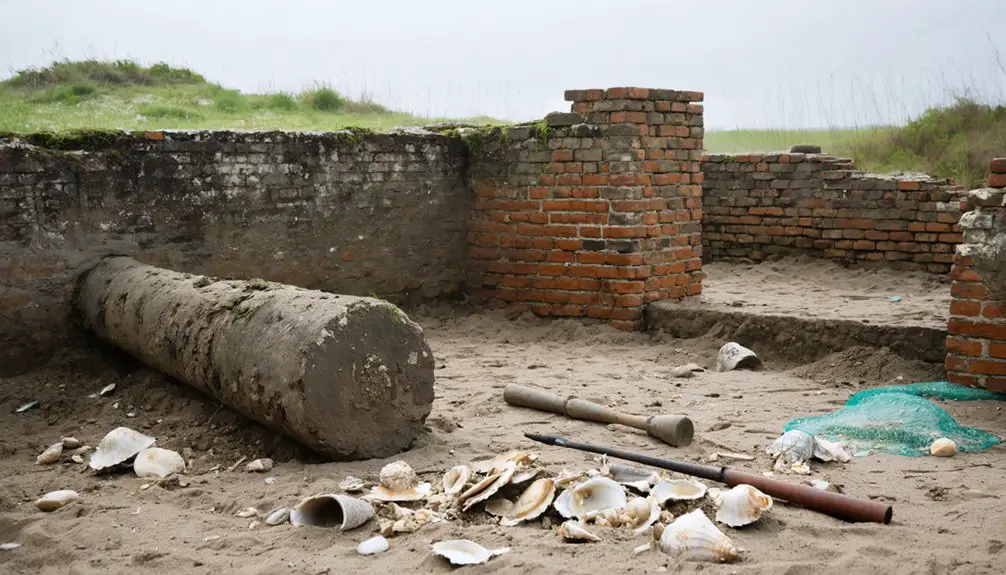 colonial foundations and artifacts