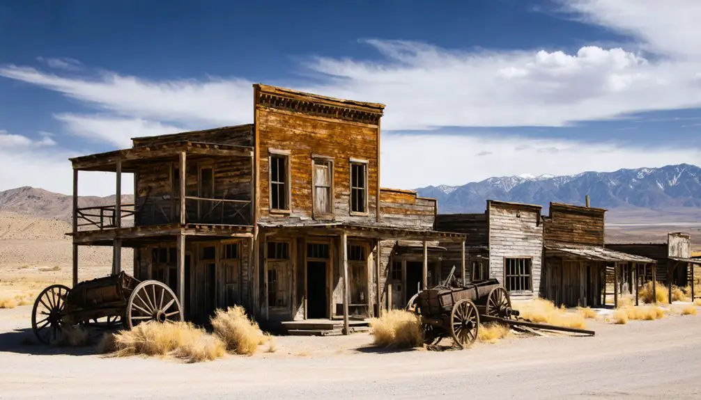 deserted nevada mining town