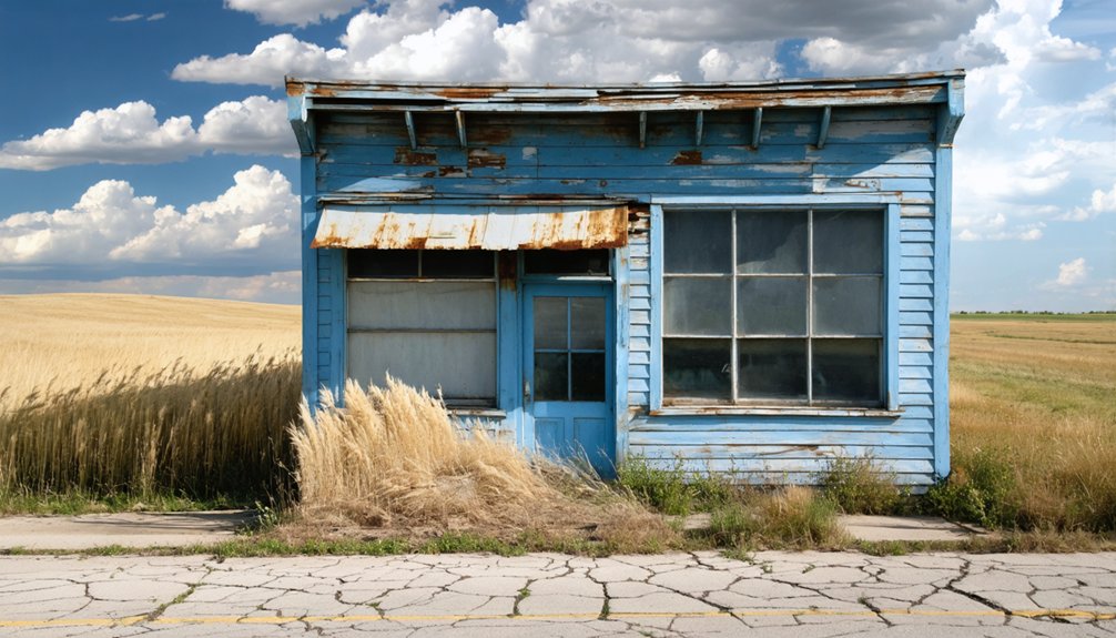 desolate kansas ghost town