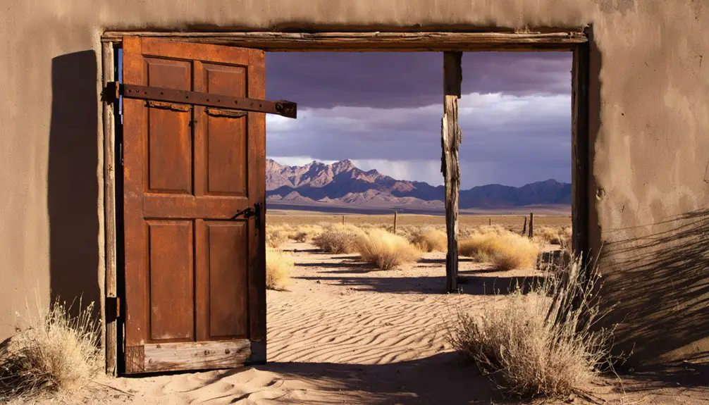 desolate nevada ghost town