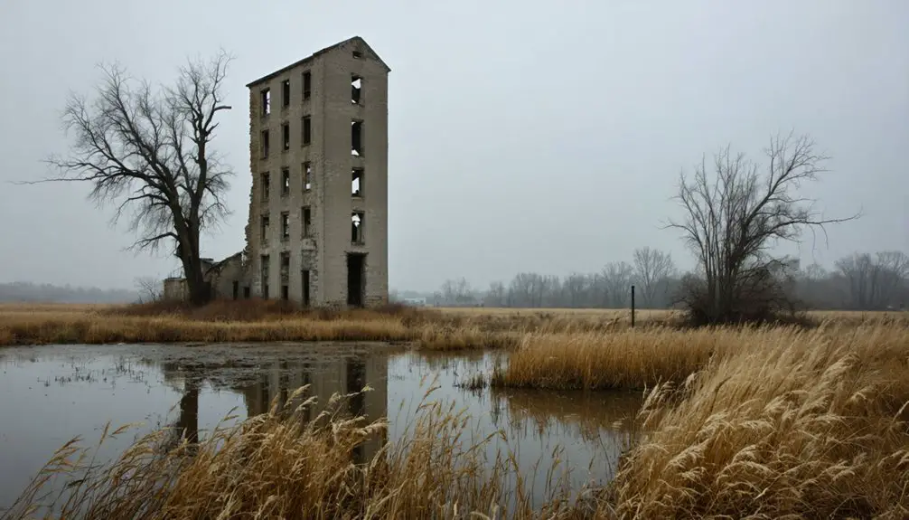floods fires town decline