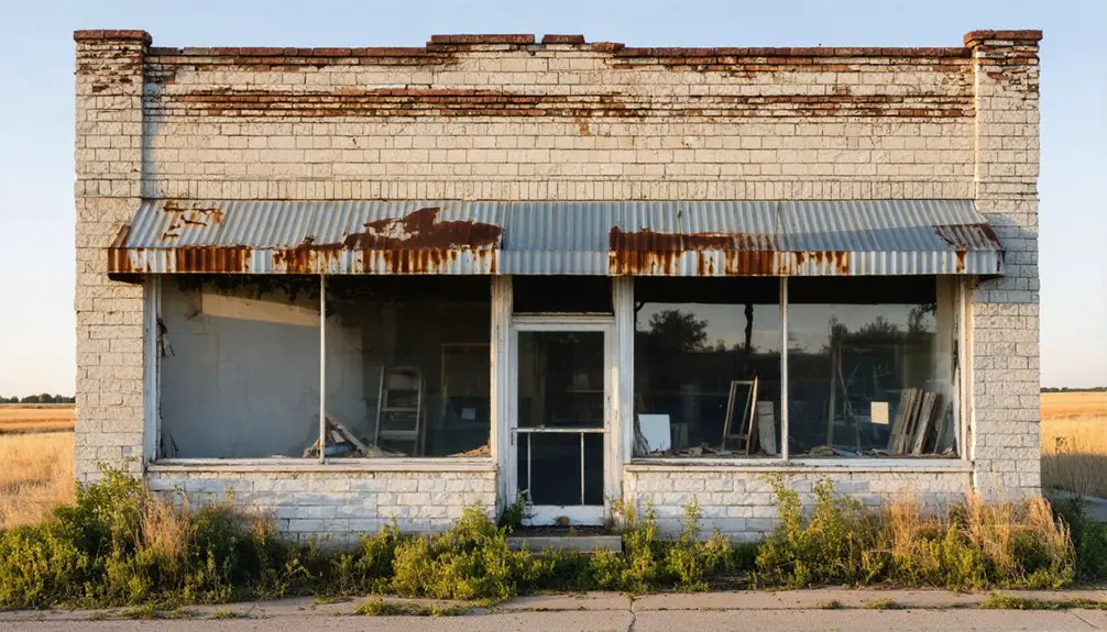from prosperity to abandonment