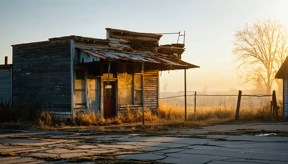from thriving town to ghost